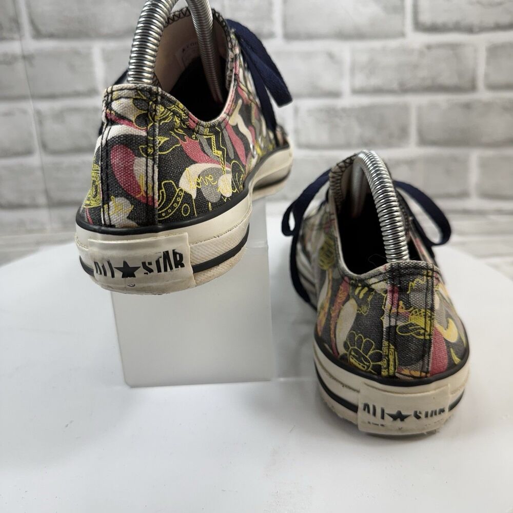 Converse All Star Chuck Taylor Graffiti Music Theme Low Top Canvas Women's 9 - Picture 4 of 13